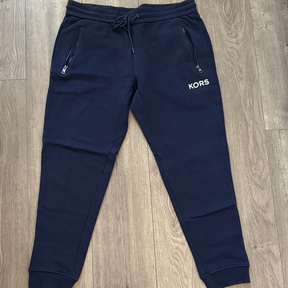 KORS Michael Kors Dark Blue Joggers - Picture 1 of 7
